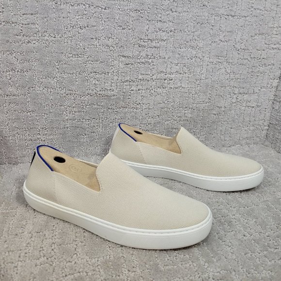 Rothy's The Sneaker Women's Size US 8.5 Sand Round Toe Slip On Comfort Shoes NEW - Picture 2 of 11